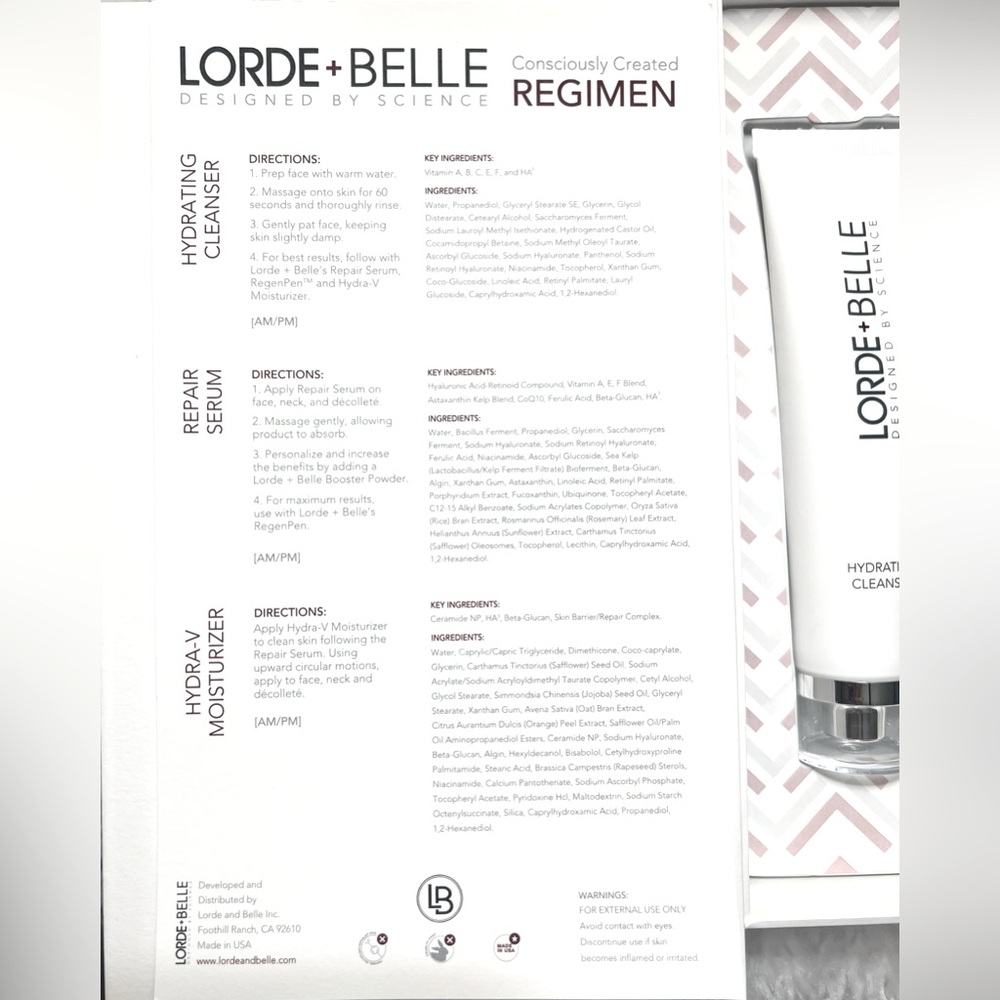 LORDE + BELLE, CC Skincare Regimen (Cleanser, Serum, & Moisturizer) - Picture 7 of 8